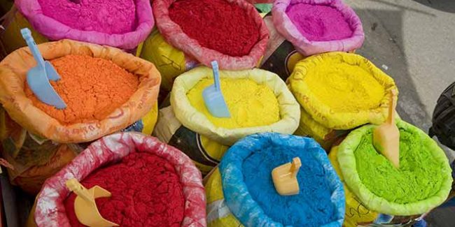 Holi Festivals der Farben