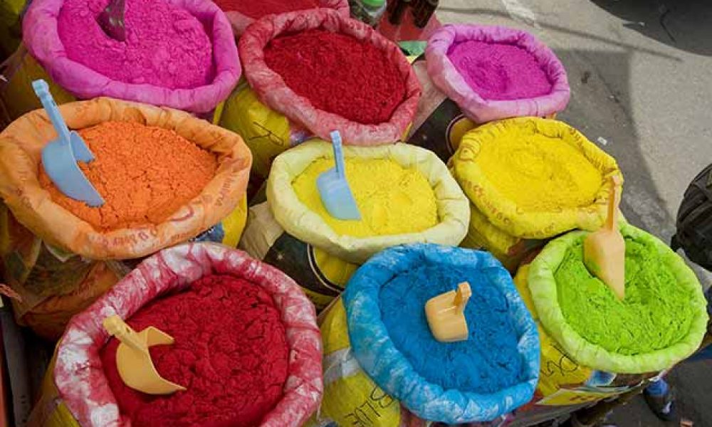 Holi Festivals der Farben
